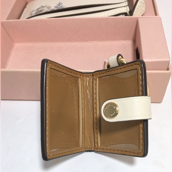 Coach Photo & Mini ID Wallet Keychain Bag Charms - Picture 6 of 8